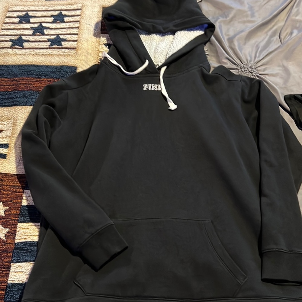 Pink hoodie